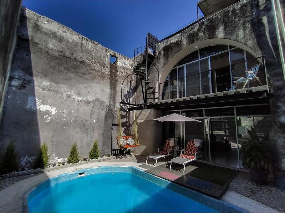 Casa Con Alberca Dentro De Ex-Hacienda En Atlixcoヴィラ エクステリア 写真
