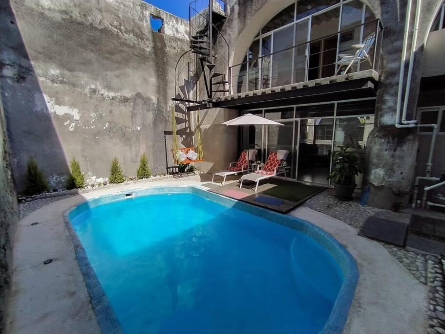 Casa Con Alberca Dentro De Ex-Hacienda En Atlixcoヴィラ エクステリア 写真